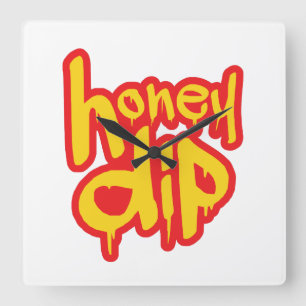Reloj Cuadrado honey dip