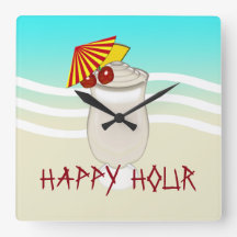 Hora feliz Piña Colada de la barra de la playa