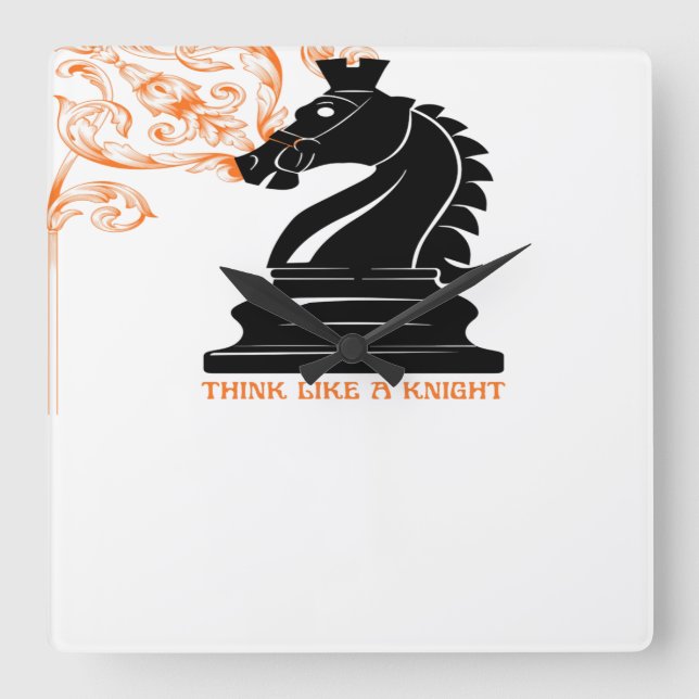 Reloj Cuadrado Horloge en Acrylique (Anverso)