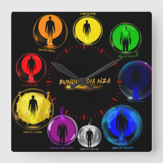 Reloj Cuadrado Horloge Ma Bundu