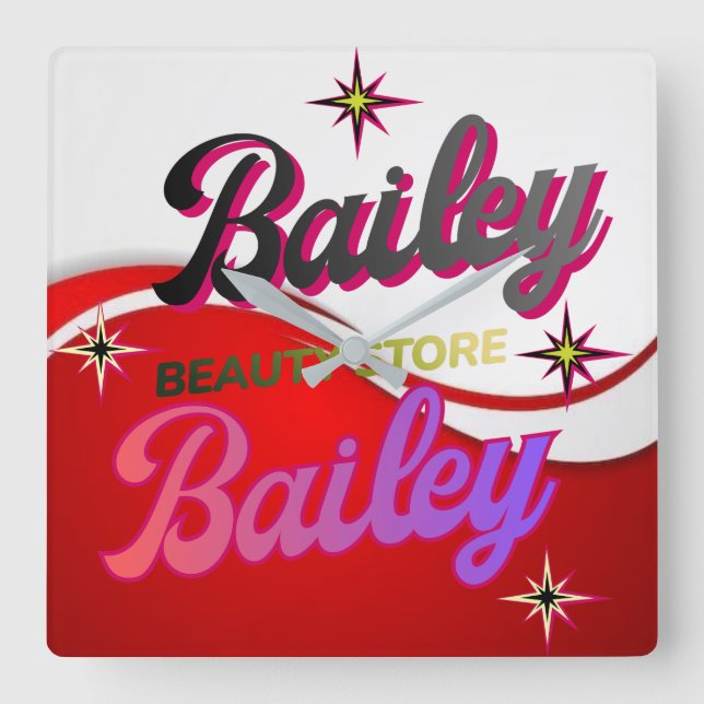 Reloj Cuadrado Horloge murale (Anverso)