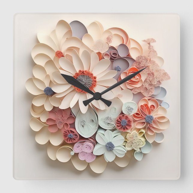 Reloj Cuadrado Horloge murale  (Anverso)