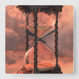 Reloj Cuadrado Horloge sablier du temps