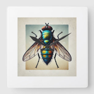 Reloj Cuadrado Horn Fly 180724IREF244 - Watercolor