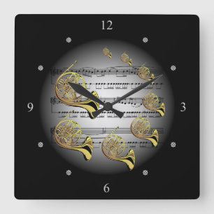 Reloj Cuadrado Horno francés ~ Música ~ La musique ~ Música ~ 