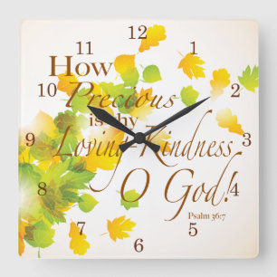 Reloj Cuadrado How Precious is Thy Loving Kindness