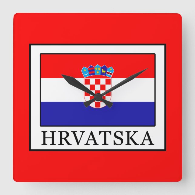 Reloj Cuadrado Hrvatska (Anverso)