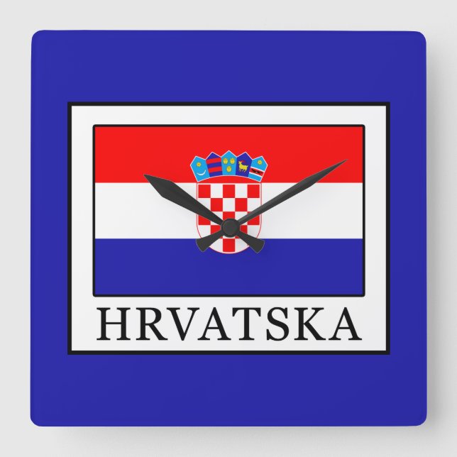 Reloj Cuadrado Hrvatska (Anverso)
