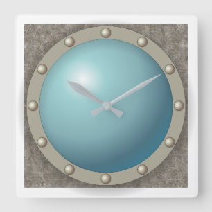 Reloj Cuadrado Hublot del submarino de Steampunk