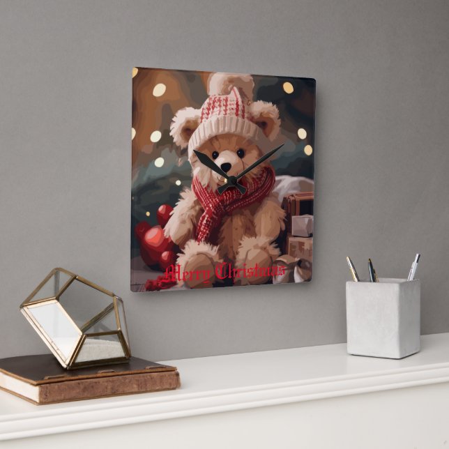 Reloj Cuadrado Huggable (Oficina)