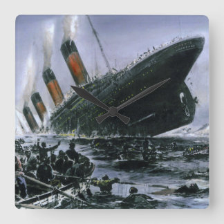 Reloj Cuadrado Hundimiento de RMS Titanic