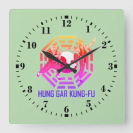 Reloj Cuadrado Hung Gar Kung-Fu
