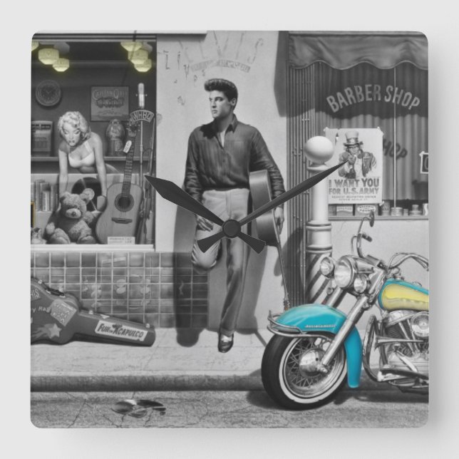 Reloj Cuadrado HWY 51 Silver (Anverso)