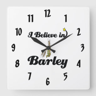 Reloj Cuadrado i believe in barley