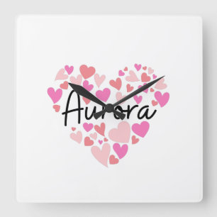 Reloj Cuadrado I love Aurora