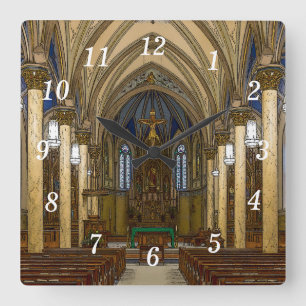 Reloj Cuadrado Iglesia Católica de San Pedro