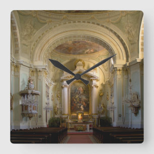 Reloj Cuadrado Iglesia Lichtental Viena Austria