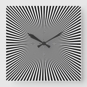 Reloj Cuadrado ilusión-óptica