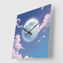 Ilustracion caprichoso y caprichoso de la luna en 