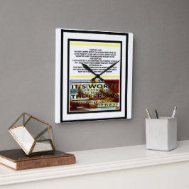 Reloj Cuadrado Imágenes de secuencias de comandos 03