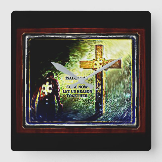 Reloj Cuadrado Imágenes de secuencias de comandos 05 (Anverso)