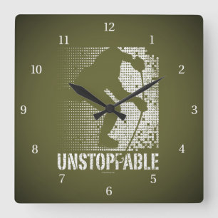 Reloj Cuadrado Imparable (hockey)