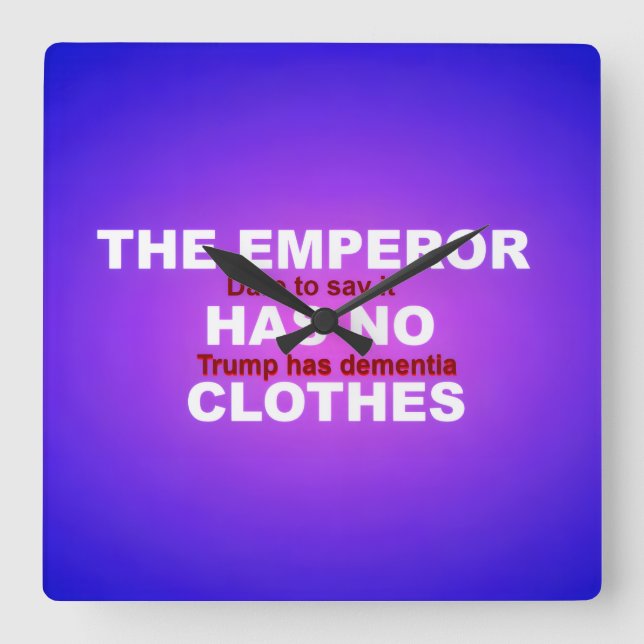 RELOJ CUADRADO IMPEACH  (Anverso)