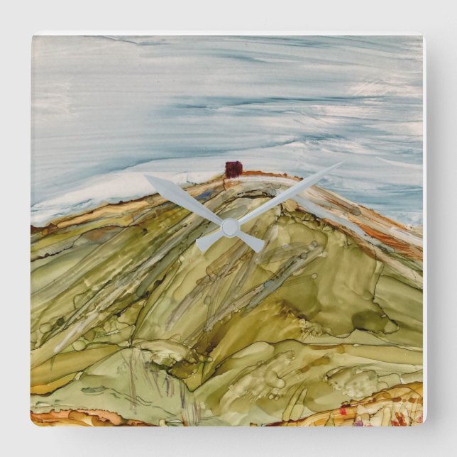 Reloj Cuadrado Impresionante de Rivington Pike Horwich (Anverso)