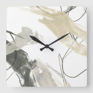 Reloj Cuadrado Impulso monocromo