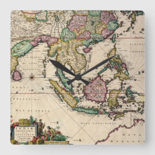 Reloj Cuadrado India y Ceilán a Australia