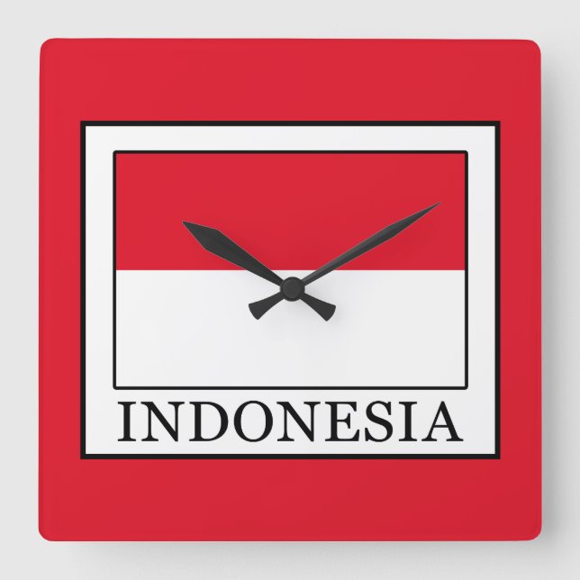 Reloj Cuadrado Indonesia (Anverso)