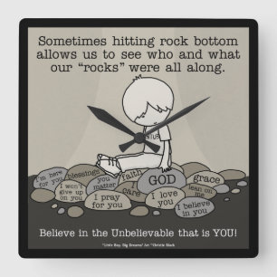 Reloj Cuadrado Inferior