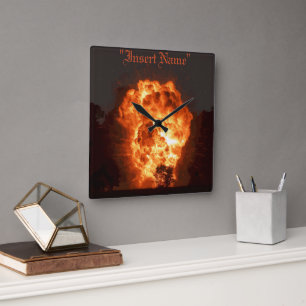 Reloj Cuadrado Inferno