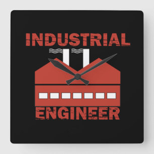 Reloj Cuadrado ingeniero industrial