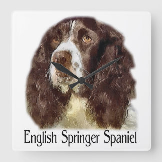 Reloj Cuadrado Inglés Springer Español Art