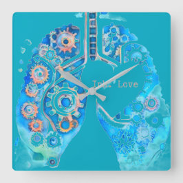 Reloj Cuadrado Inh. Love 5 Agenda