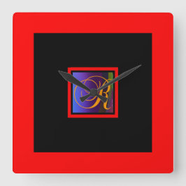 RELOJ CUADRADO INICIAL R MONOGRAM