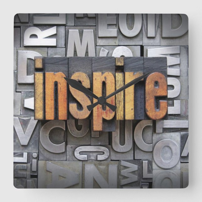 Reloj Cuadrado Inspire (Anverso)