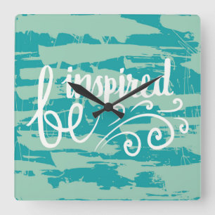 Reloj Cuadrado Inspírese