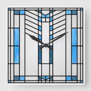 Reloj Cuadrado Interpretación Nº 1 del estilo escolar de Prairi