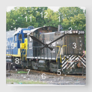 Reloj Cuadrado Interruptor meridional 1001 2105 de Norfolk y CSX
