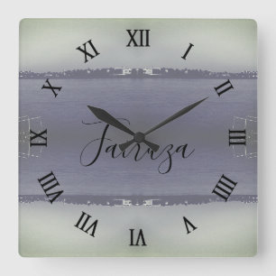 Reloj Cuadrado Irak vintage Bagdad río Éufrates