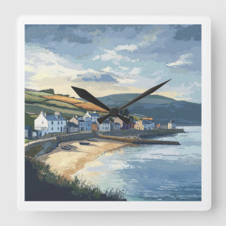 Reloj Cuadrado Ireland Scenic Clock