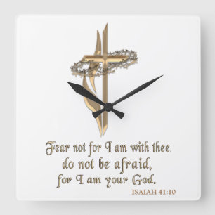 RELOJ CUADRADO ISAIAH 41:10