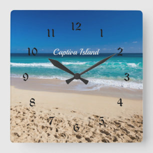 Reloj Cuadrado Isla Captiva, Florida