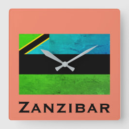 Reloj Cuadrado Isla Zanzíbar, Tanzania