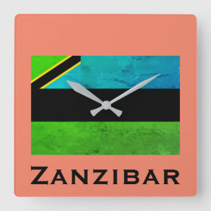 Reloj Cuadrado Isla Zanzíbar, Tanzania