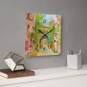 Reloj Cuadrado Italia
