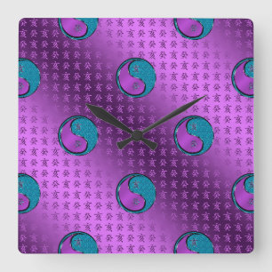 Reloj Cuadrado Jabalí de Agua
