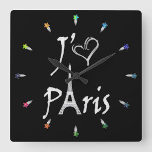 Reloj Cuadrado j'aime Paris